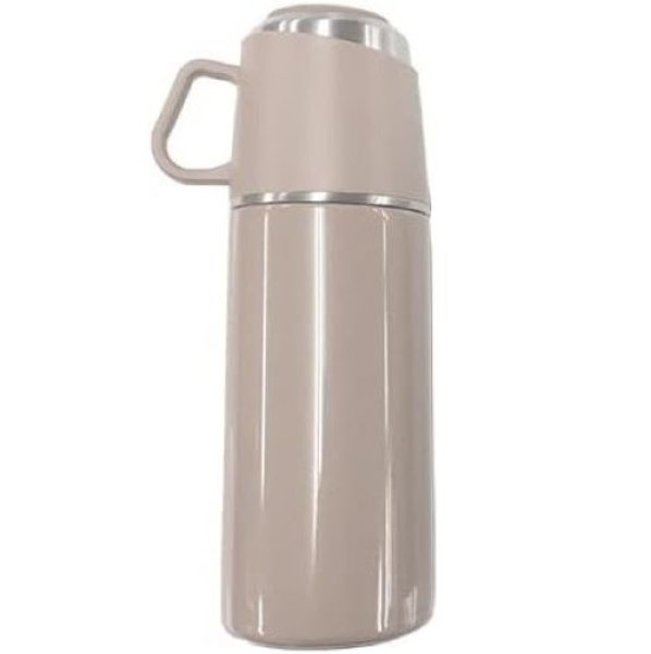 画像1: グローバルアロー ROCCO ワンプッシュアンドコップボトル BEIGE 350ml K04-8370[ 4544632414263 ] (1)