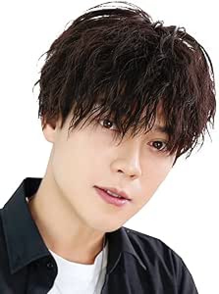 画像1: 【Amazon出品NG】〔TefuRe Men’s Wigs〕 J-hair加盟会員 男性 ウィッグ メンズ ウィッグ うぃっぐ 自然 カツラ かつらメンズ ショート ウィッグ スパイラル パーマ カール ふんわり 耐熱 フルウィッグ かつら 男装 艶消しファイバー 自然 ウィッグネット 付 ナチュラルブラック MEN-004ーN-BLK(RE) (1)