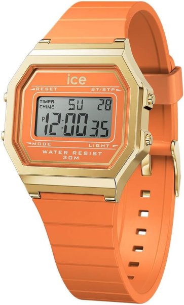 画像1: 正規代理店 [Ice watch] アイスウォッチ 時計 腕時計 デジタル レディース 022052 アイスデジット ICE digit retro アプリコット クラッシュ スモール (1)