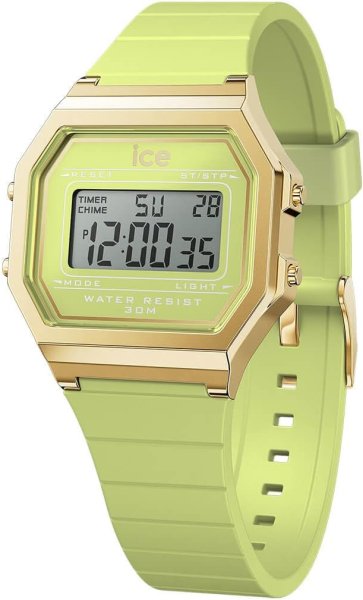 画像1: 正規代理店 [Ice watch] アイスウォッチ 時計 腕時計 デジタル レディース 022059 アイスデジット ICE digit retro ダイキリ グリーン スモール (1)