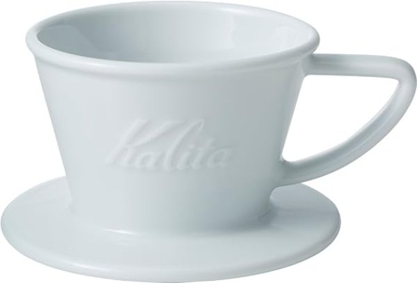 画像1: カリタ Kalita 保温性が高い 陶器 コーヒー ドリッパー 波佐見焼 HASAMI 1~2人用 ウェーブシリーズ 陶器 日本製 HA155 ドリップ 器具 #01035 一人用 二人用 1杯用 2杯用 磁器 おしゃれ キャンプ アウトドア 喫茶店 アンティーク 結婚 祝い プレゼント 誕生日 女性 男性 還暦 退職 記念日 ギフト 贈り物 還暦 敬老 (1)