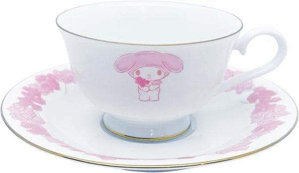 画像1: サンアート サンリオ (SANRIO) カップ ソーサー マイメロディー カップ&ソーサー マイメロ 約195ml 雑貨 サンリオ グッズ ギフト プレゼント 日本製 SAN4219-2[ 4942423274230 ] (1)